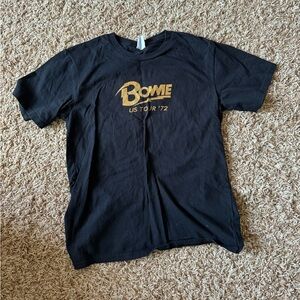 Black Bowie tee